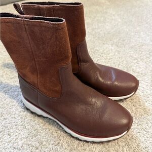 Cole Haan ZeroGrand XC Leather and Suede Winter Boots